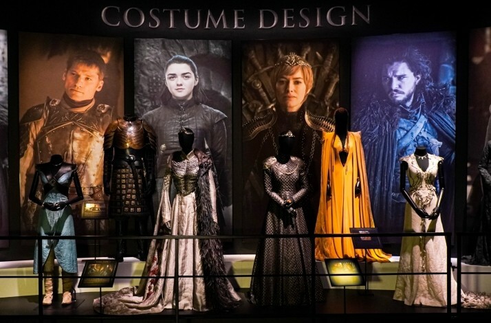 Exhibition room of costume design of Game of Thrones