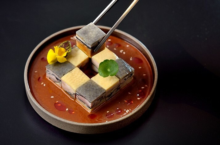 One of the dishes from the Hidden Menu Selection by Celebrity Chef Shao at MIÁN.